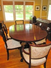 Dining room table and chairs