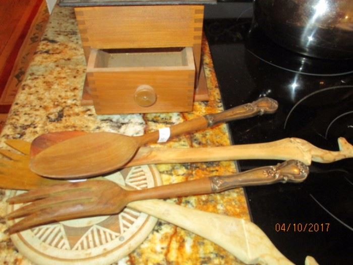 vtg ornate utensils