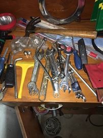 Crescent Wrenches 4/$1, hammers $1