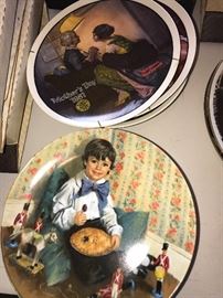 NORMAN ROCKWELL COLLECTIBLE PLATES