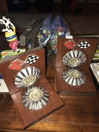 COLLECTIBLE AUTOMOTIVE CHEVROLET BOOKENDS