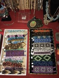 BEAUTIFUL HAND-MADE SEED BEADS BRACELETS AND NECKLACES