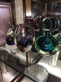 GORGEOUS PERFUME BOTTLES AND VASES