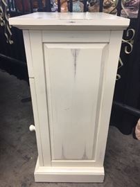 Pier One side table cabinet
