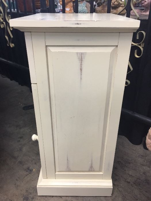 Pier One side table cabinet