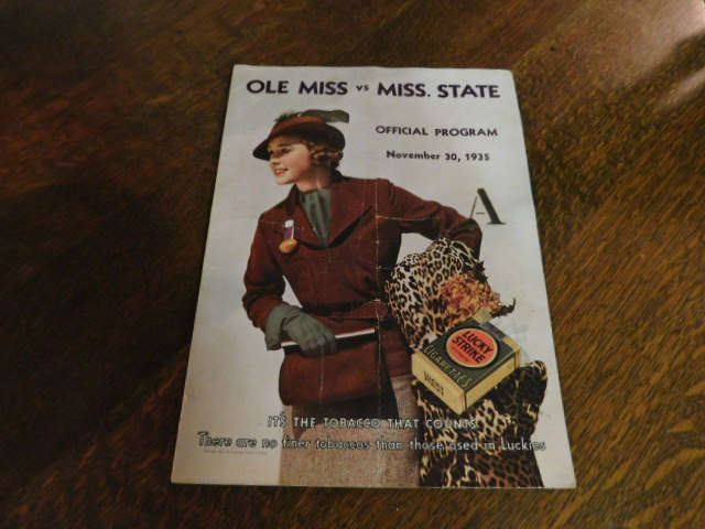 1935 Ole Miss - Miss State Program.  Great condition