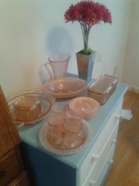 Pink Depression Glass