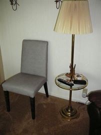 PARSONS CHAIR - FLOOR LAMP W/ STAND 