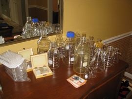 Glass beakers
