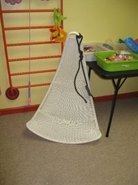 Hanging wicker chair