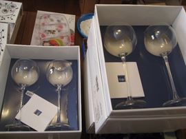 Mikasa long stem glasses