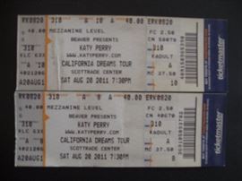 Katy Perry tickets 2011