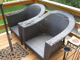 Wicker chairs - need work