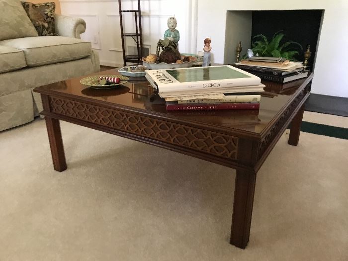 Chippendale coffee table