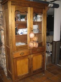 Vintage glass front cubbard