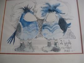 -2 birds new Red shoes