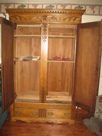 Inside of chifferobe/ 2 drawers