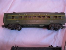 LIONEL PASSENGER CAR 2402 CHATHAM - post war model
