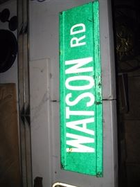 Watson Rd sign