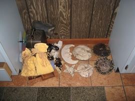 Hand made clay pieces