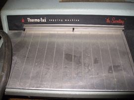 Thermo Fax copying machine