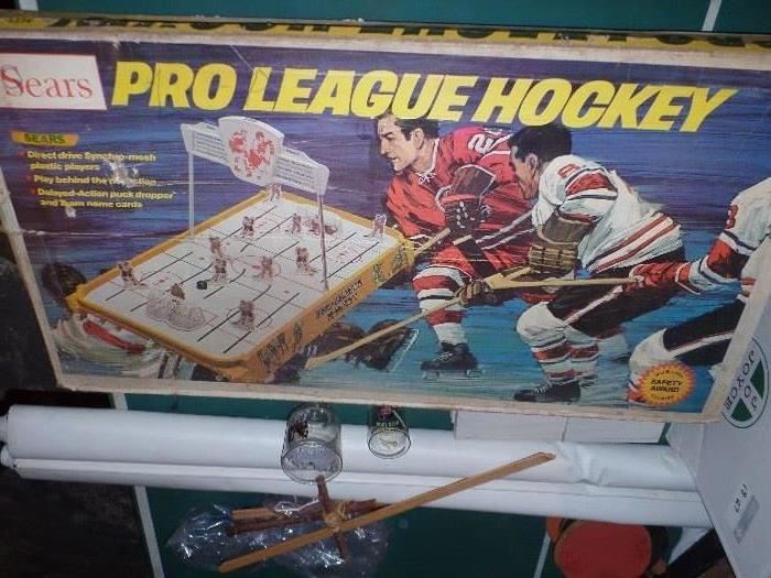 Vintage Pro League Hockey game