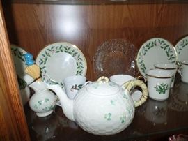 Belleek Tea Pot set