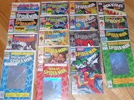 Tons of comics - Dean Pool, Spider-Man, Superman, Mirage, Ghost rider, Spirits of Vengeance, Justice League, Wild C.A.T.S., Spawn, X-Men, Maxx. to name a few.