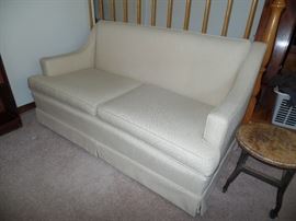 Pair of matching cream loveseats -great shape