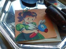 Vintage birthday card