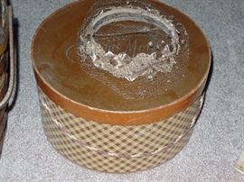 Vintage ladies hat and box