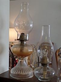  Two vintage oil lanterns 