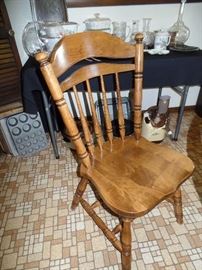  Miscellaneous wood chair 