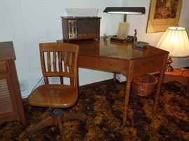 Desk and Chair-great for a student or smaller office