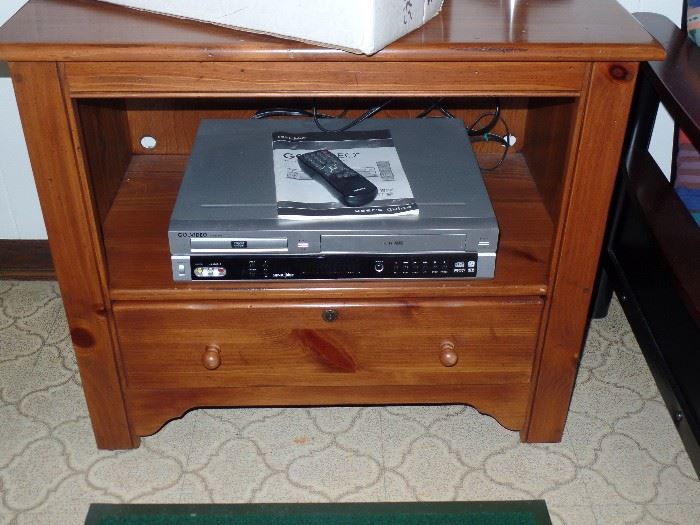 Night stand or small TV stand and VCR