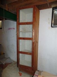 Glass and Wood Cabinet