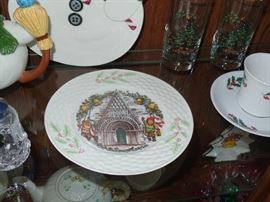 Belleek Christmas plate
