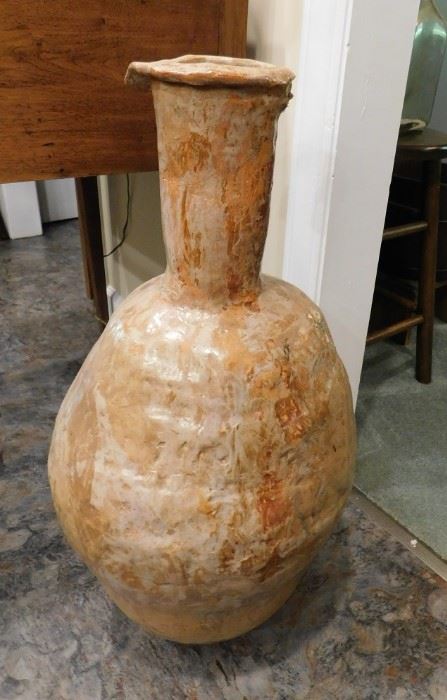 Large Clay Floor Vase