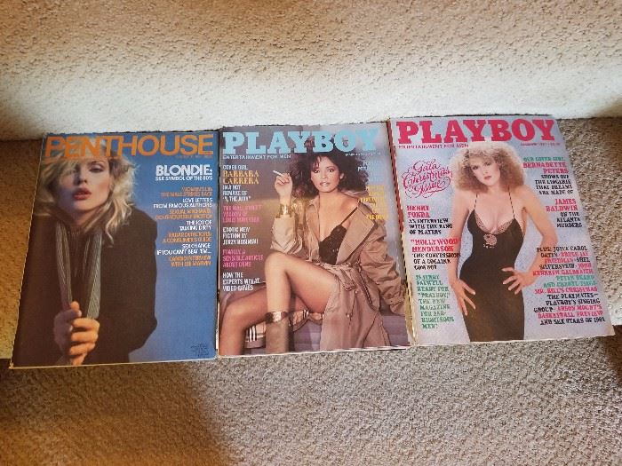 Vintage Play boys and Penthouse