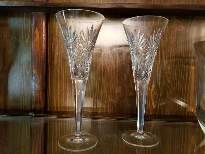 Waterford Lismore Champagne Flutes  