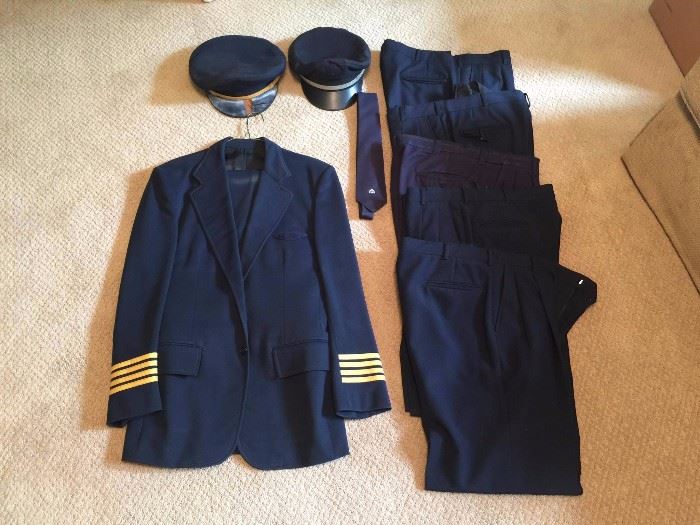 Pilot jacket and pilot hat 