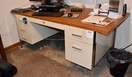 metal desk