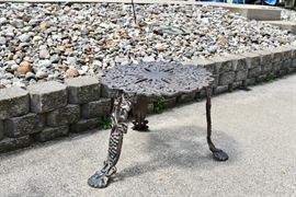 metal table