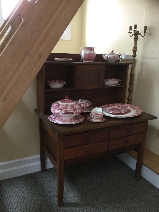 Antique baker's cabinet