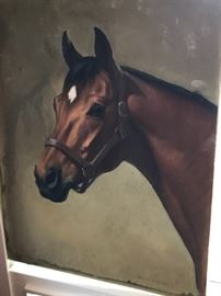Beautiful Helen Buckland horse original pastel.