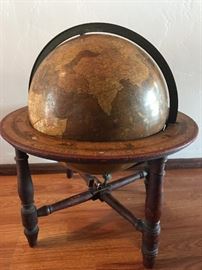 RARE!!  1802  British terrestrial  12 inch Globe Discoveries of Captain Cook