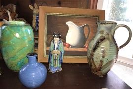 Interesting vintage pottery pieces