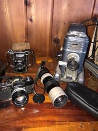 Vintage cameras very unusual and some great lenses!