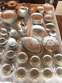 100 piece set of Limoges dinner service