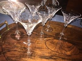 Wheel cut crystal  Most likely Pairpoint